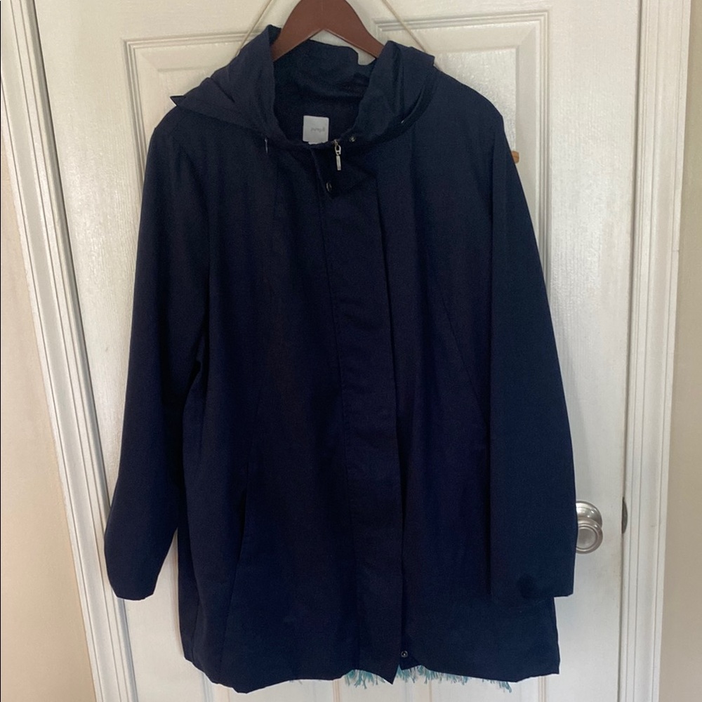 Pure Jill J. Jill Navy Utility Jacket XL